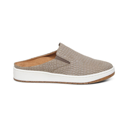Aetrex Sneaker Mule Sasha Taupe