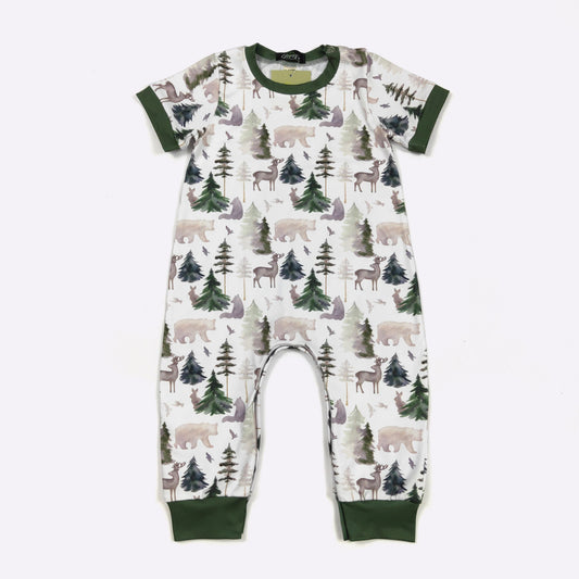 CC Emerald Woodland Boy Romper