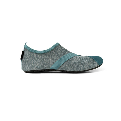 FitKicks Active Footwear Ladies Heathered Teal