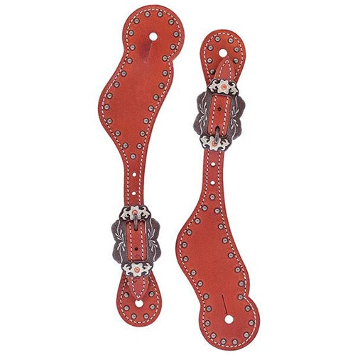Weaver Ladies Buttered Harness Leather Spur Straps