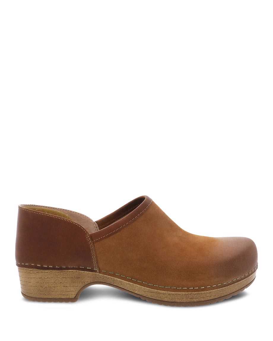 Dansko Brenna Burnished Suede Tan