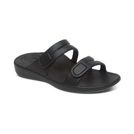 Aetrex Janey Sport Slide Black
