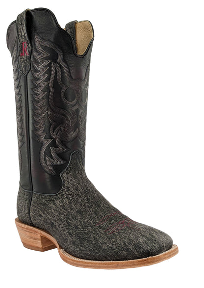 R Watson Smoke Grey Cape Buffalo/Dark Cherry