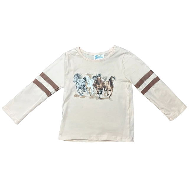 Shea Baby Running Horse Long Sleeve Shirt