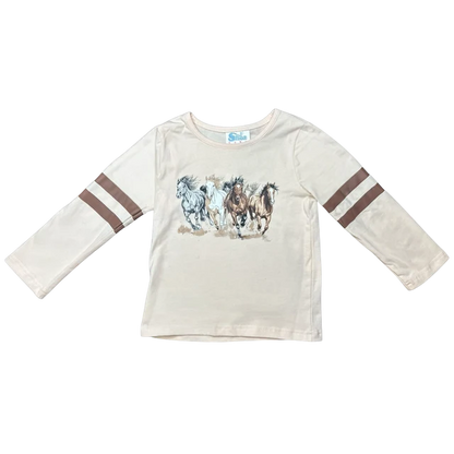 Shea Baby Running Horse Long Sleeve Shirt
