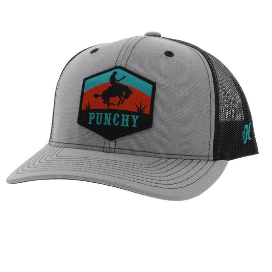 Hooey Punchy Bronco Black/Grey Hat
