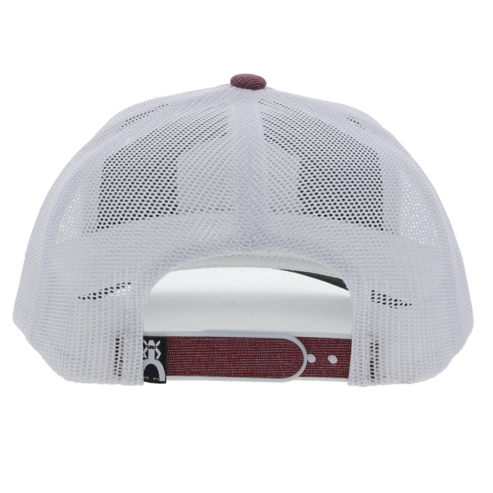 Punchy Maroon Heather/White Hat