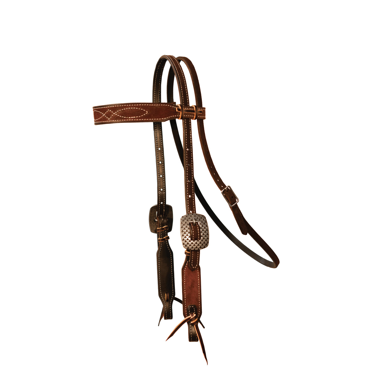 Professional's Choice Gunslinger Browband Headstall Chocolate/Roughout