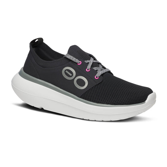 Oofos OOmy Stride White Black