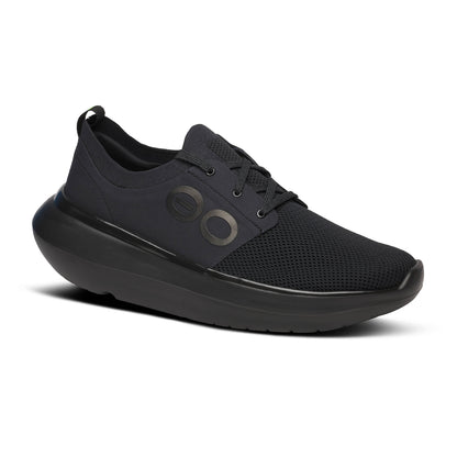Oofos Men's OOmy Stride Black Black