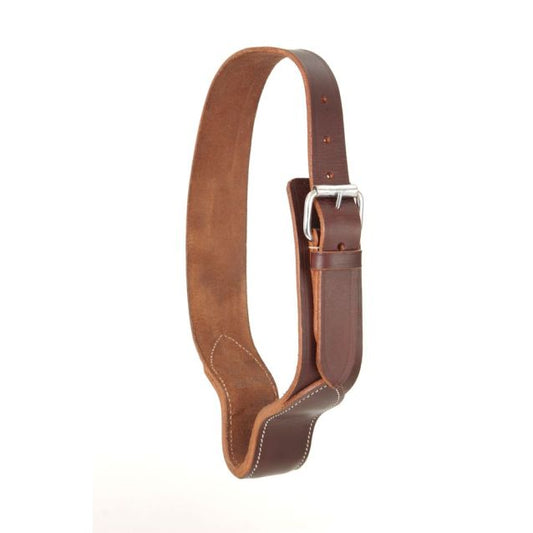 Tough 1 Leather Cribbing Strap Brown