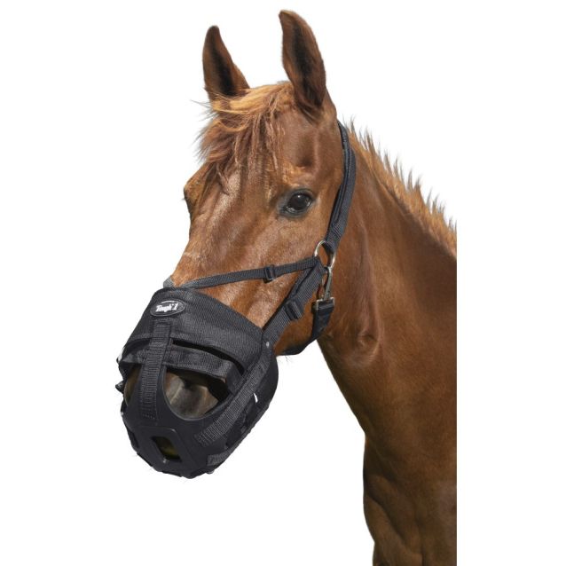 Tough 1 Easy Breathe V-Nose Grazing Muzzle Orange Discontinued Sizes
