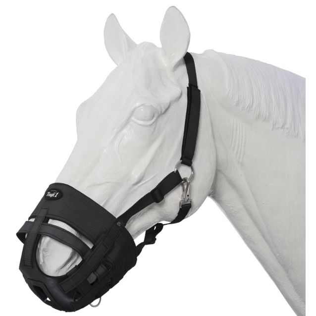Tough 1 Easy Breathe Grazing Muzzle Black