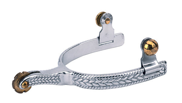 Weaver Ladies Roping Spur with Engraved Band