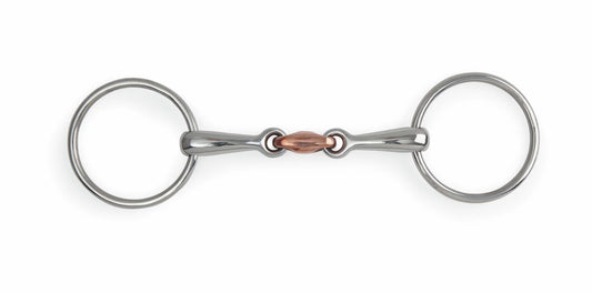 Shires Loose Ring Copper Lozenge Snaffle