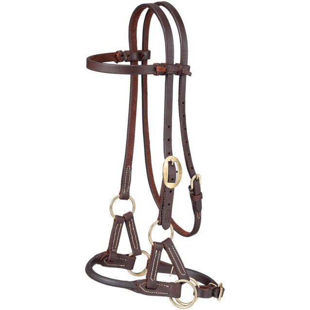Tough 1 Harness Leather Rolled Sidepull