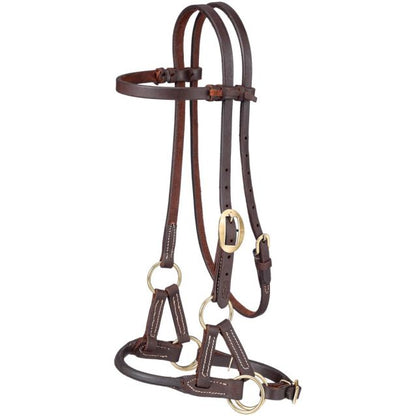 Tough 1 Harness Leather Rolled Sidepull