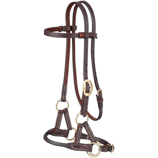 Tough 1 Harness Leather Rolled Sidepull