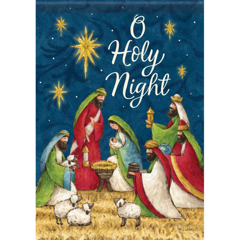 Carson Garden Flag Nativity