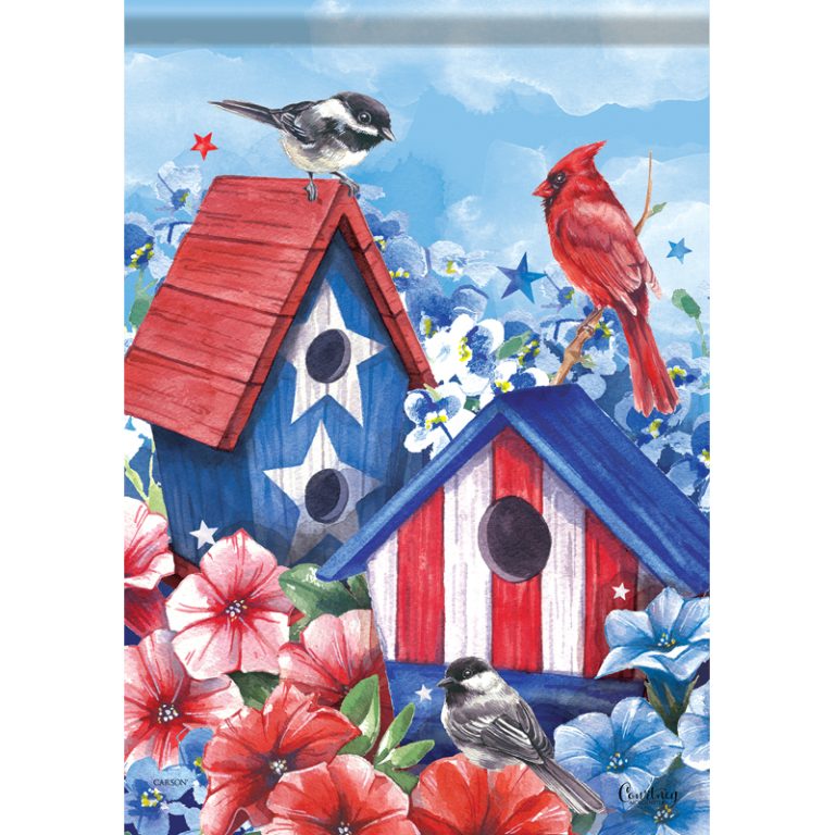 Carson Garden Flag Patriotic Birdhouse