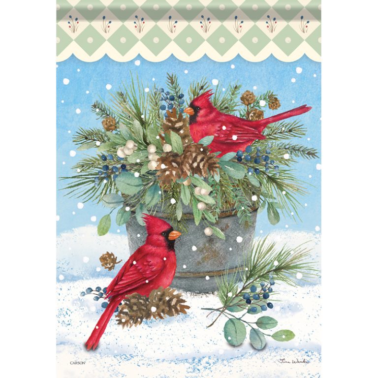 Carson Garden Flag Cardinals Bucket