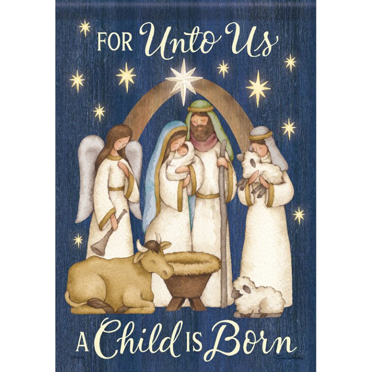 Carson Garden Flag Nativity