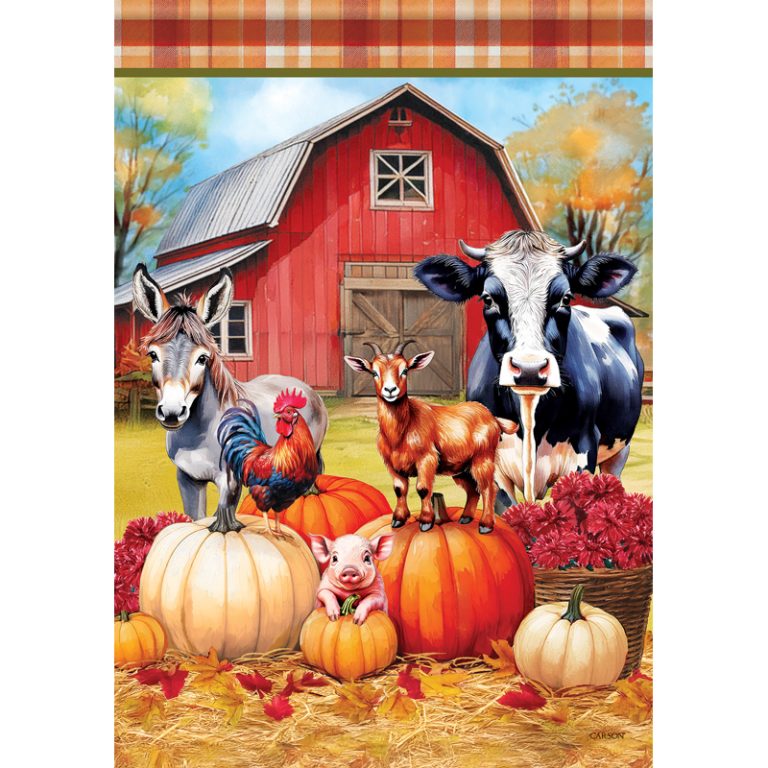 Carson Garden Flag Funny Farm