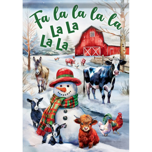 Carson Garden Flag Fa La La La La