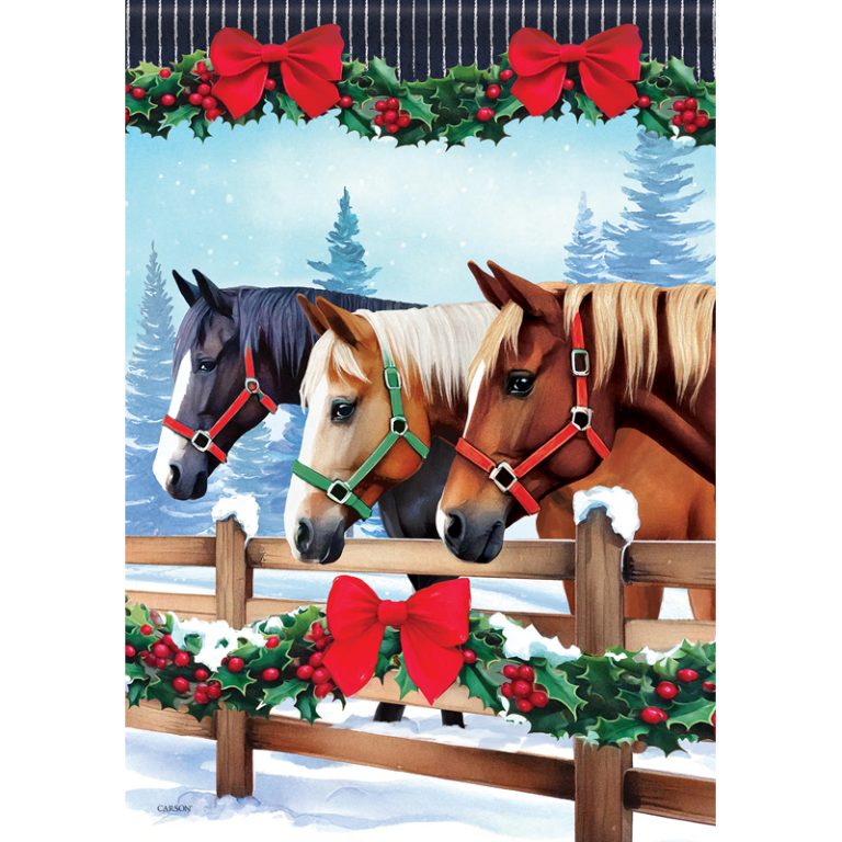 Carson Garden Flag Festive Trio