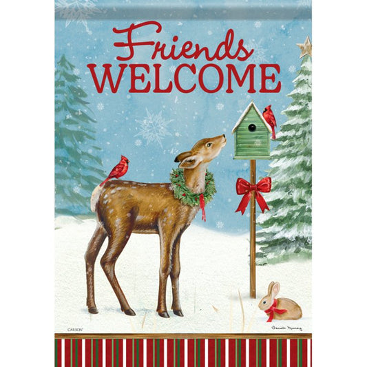Carson Garden Flag Woodland Friends