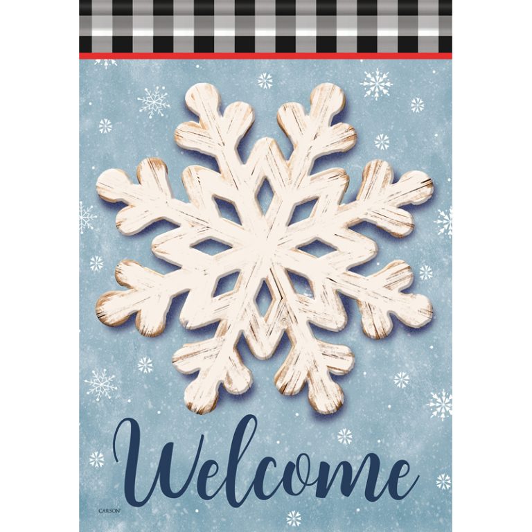 Carson Garden Flag Country Snowflake
