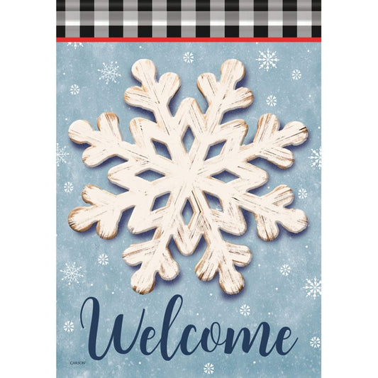 Carson Garden Flag Country Snowflake