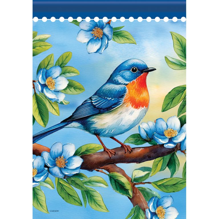 Carson Garden Flag Bluebird Watchin