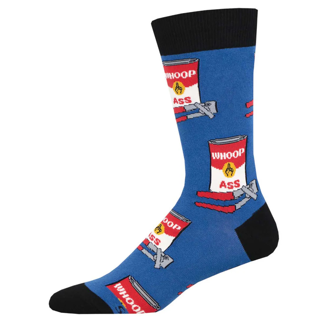 Socksmith Men Can of Whoop Ass Blue