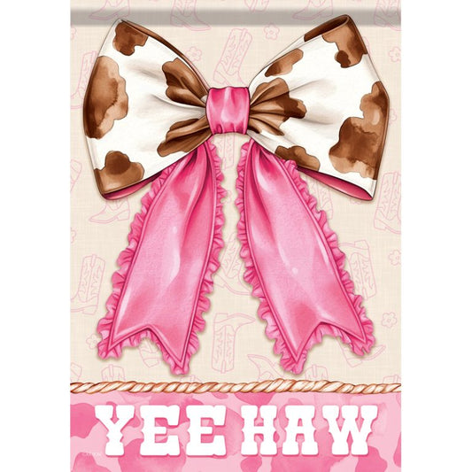 Carson Garden Flag Yee Haw Bow