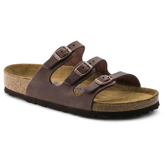 Birkenstock Florida SFB Oiled Leather Habana R