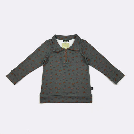 CC Juniper Longhorn Boy Quarter Zip