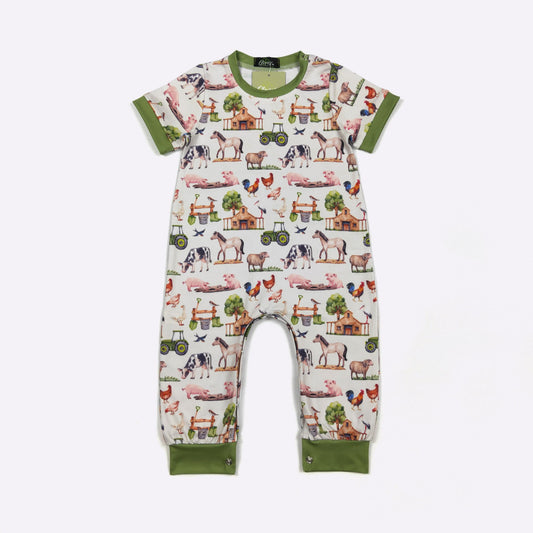 CC Green Acres Boy Romper
