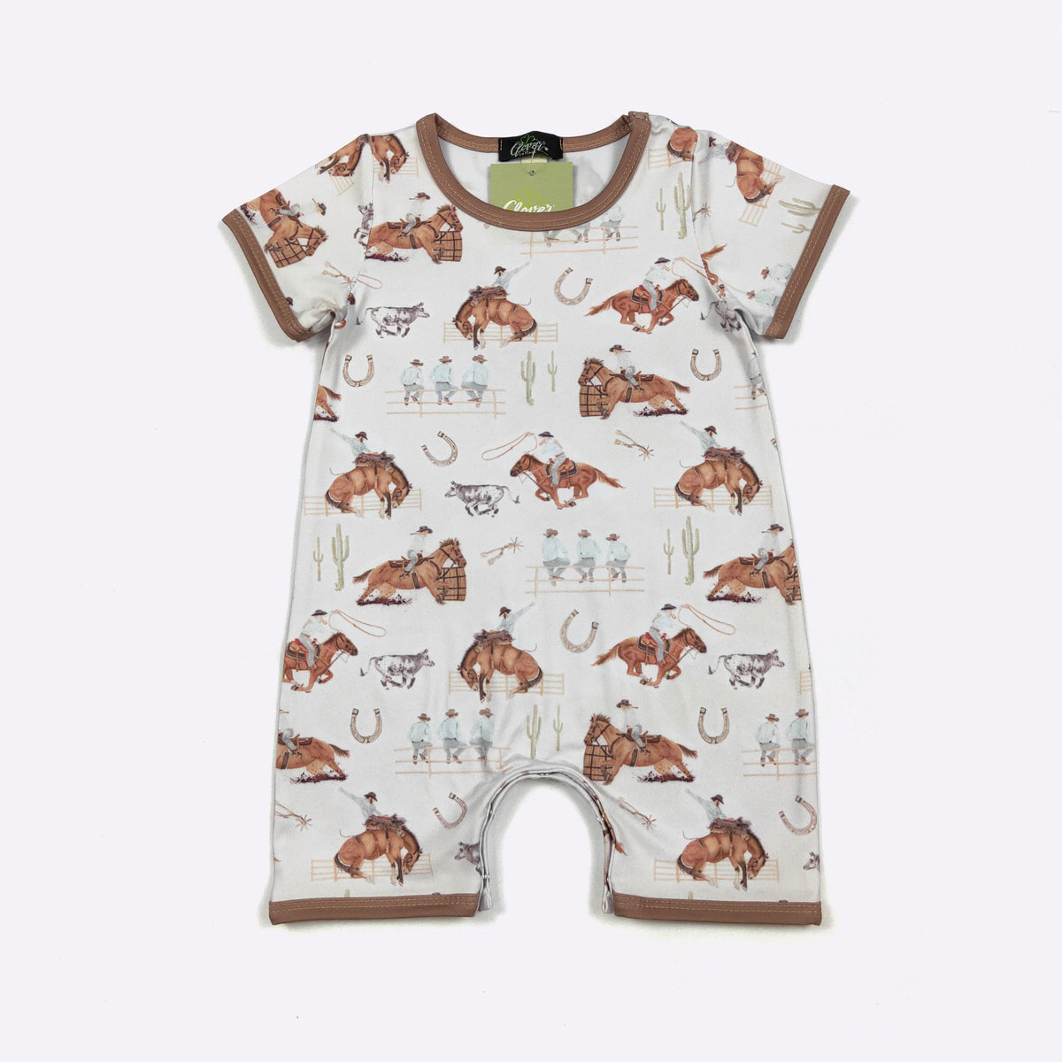 CC Cowboy Cavalry Boy Romper