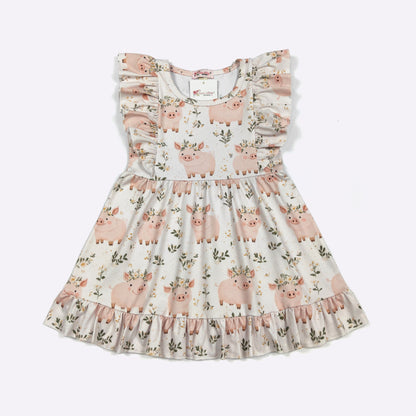 CC Piglet Petals Girls Dress