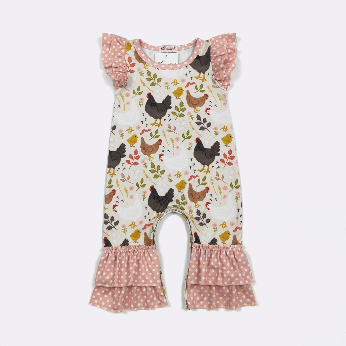 CC Chicken Chic Baby Romper