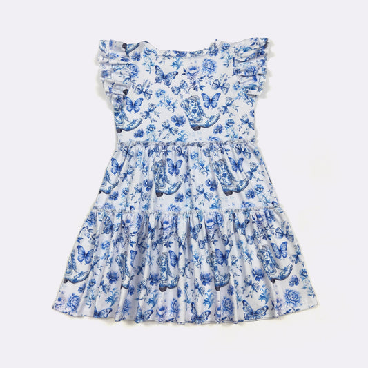 CC Boots & Butterflies Girls Dress