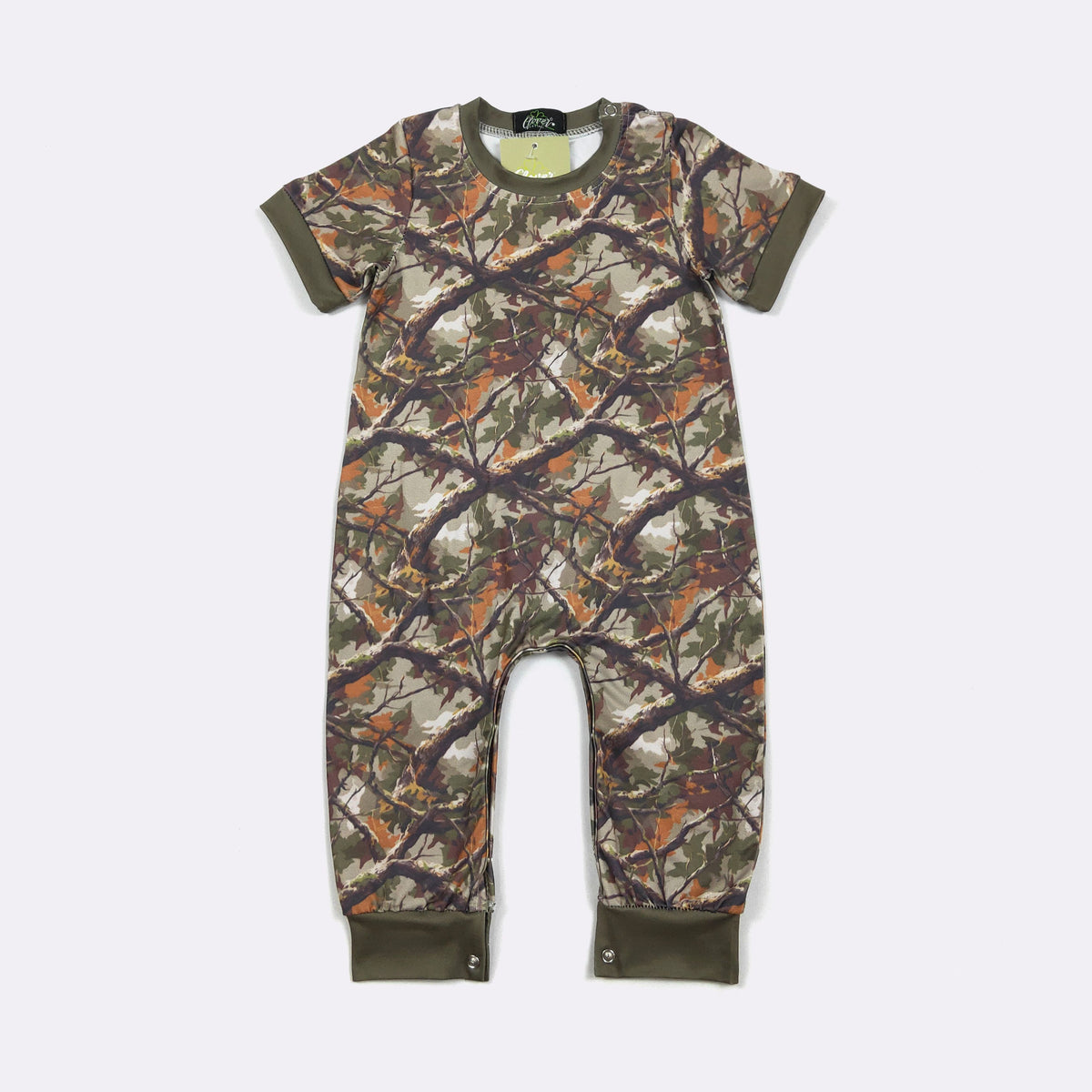 CC Tree Camo Boy Romper