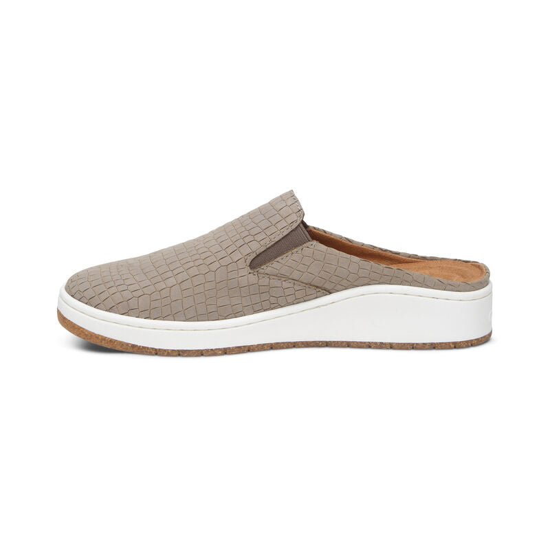 Aetrex Sneaker Mule Sasha Taupe