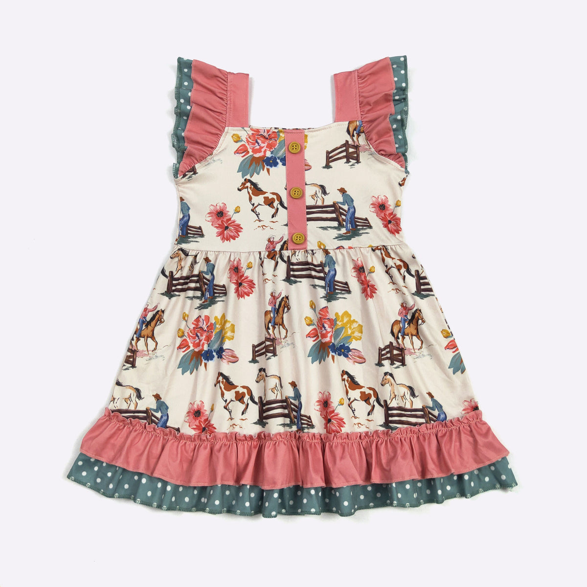 CC Calamity Jane Cream Girls Dress