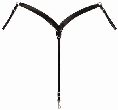 Weaver Black Contoured Breast Collar