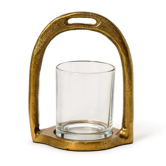 Two's Company Stirrup Candle Holder
