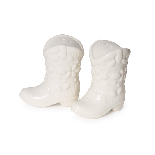 Two's Company Boot Salt & Pepper Shaker Set