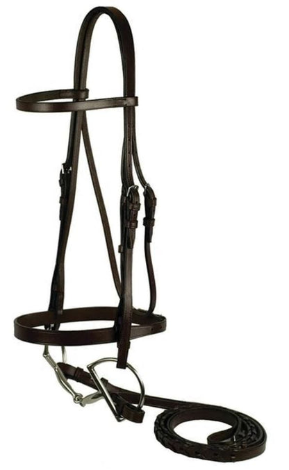 Gatsby Flat Snaffle Bridle