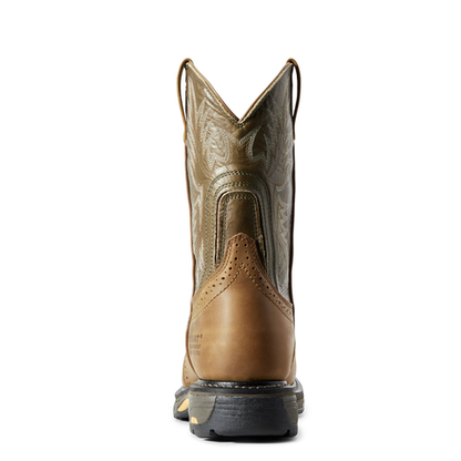 Ariat WorkHog Aged Bark and Army Green Composite Toe Waterproof EH